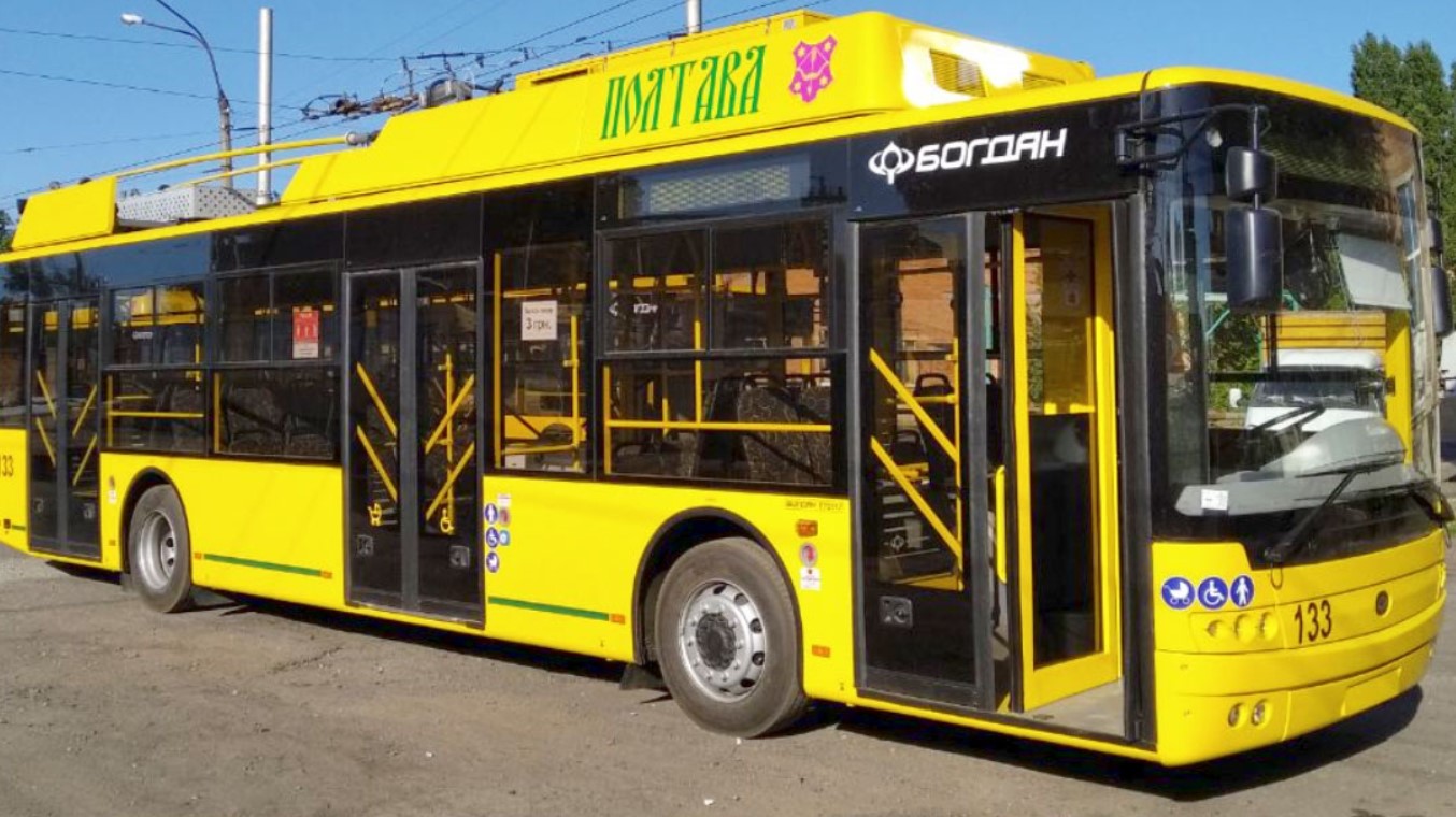 5 тролейбус Полтава