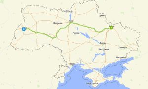 Поїзд 21 Харків-Львів маршрут