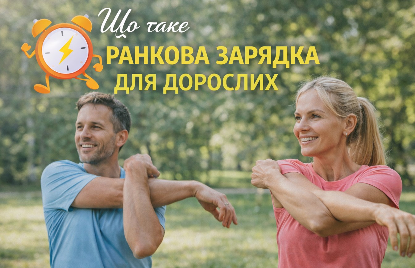 Ранкова зарядка для дорослих