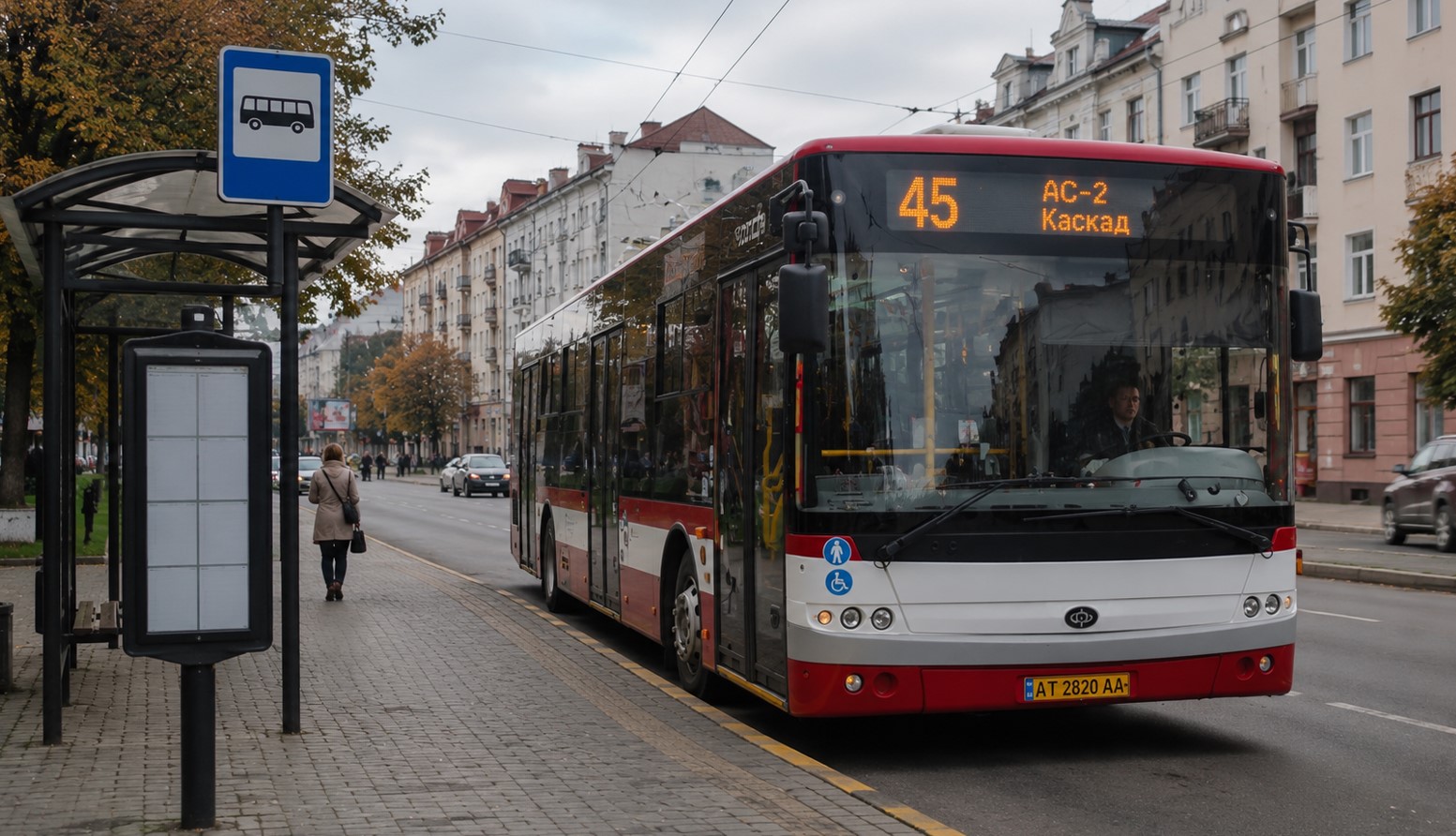 розклад 45 автобуса Івано-Франківськ