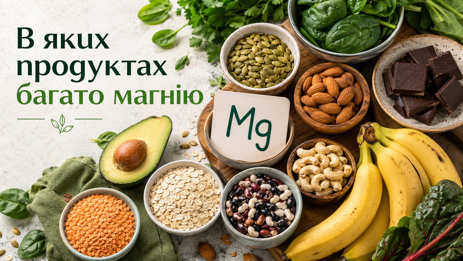 В яких продуктах багато магнію